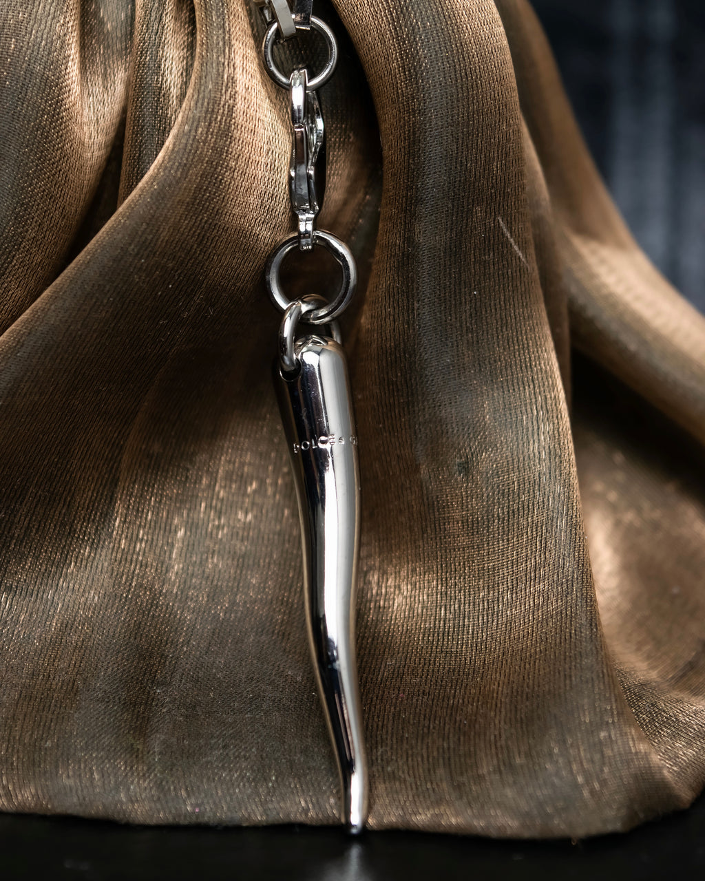 "Dolce &amp; Gabbana" Botanical design silver necklace