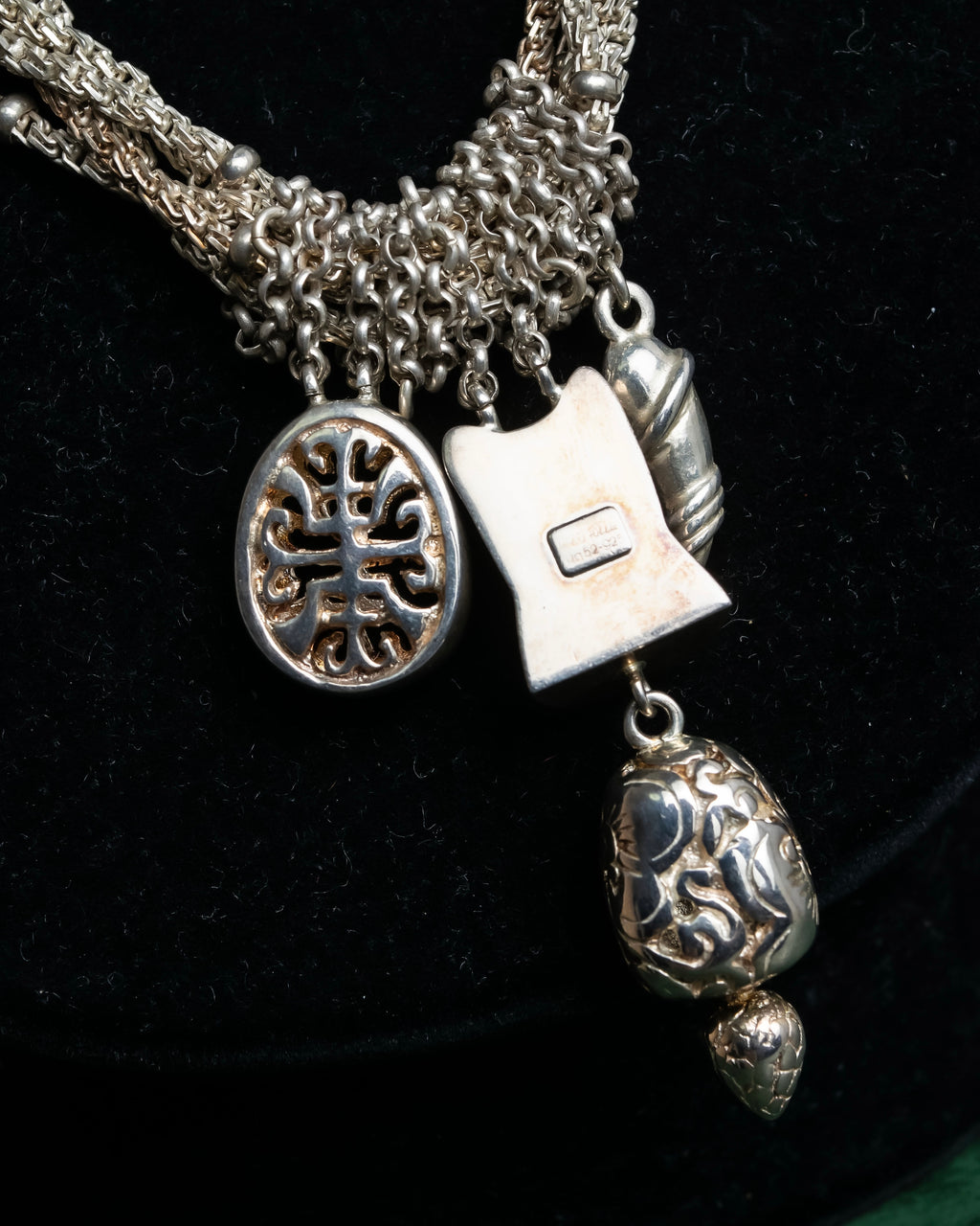 "Folli Follie" Symbolic charm design chain necklace