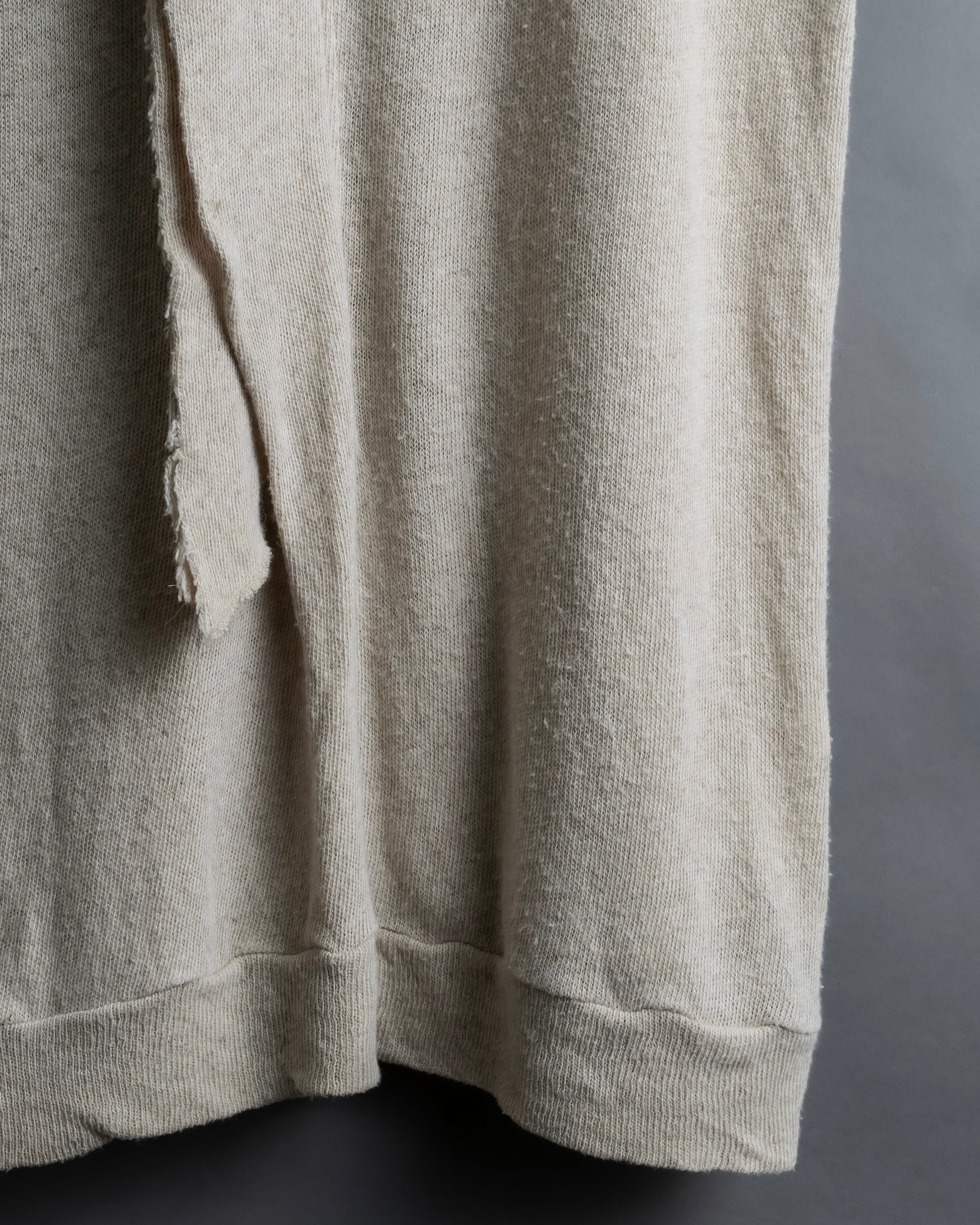 "Y's" Linen cotton mix ruffle design tank top