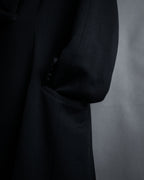 “KEITA MARUYAMA” Floral appliqué one-button chelsea coat