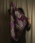 Bufanda con estampado abstracto de flores marmoladas de Christian Dior