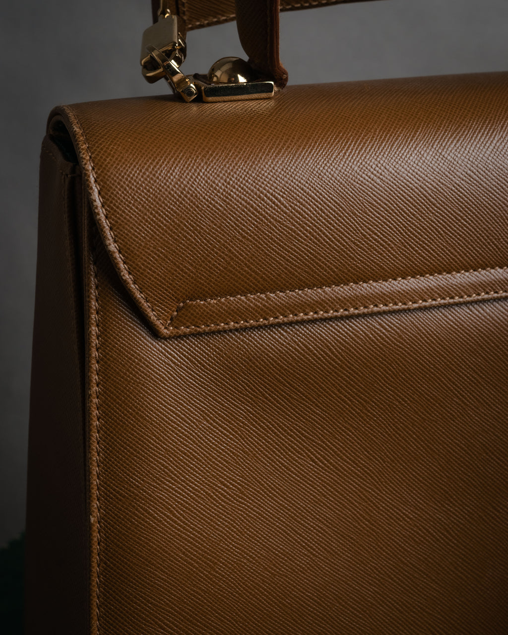 “Salvatore Ferragamo” 90’s Gancini top handle shoulder bag