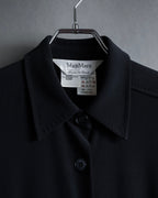 "Max Mara" 90's Refined design long shirt dress