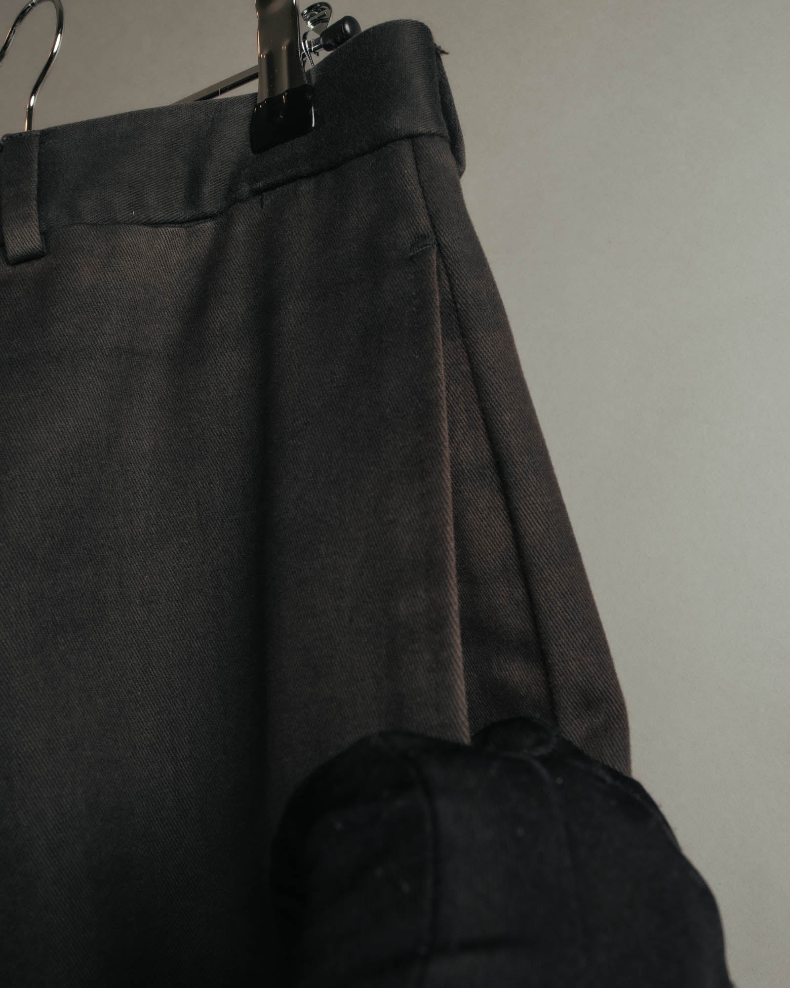 -SPECIAL- "Hermès" 90's-00's Refined cotton trousers