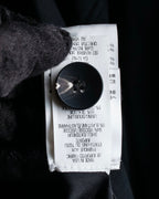 "HELMUT LANG" Zipper design sharp angle cutaway jacket