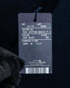 "PRADA" Raglan sleeves cotton navy color knit