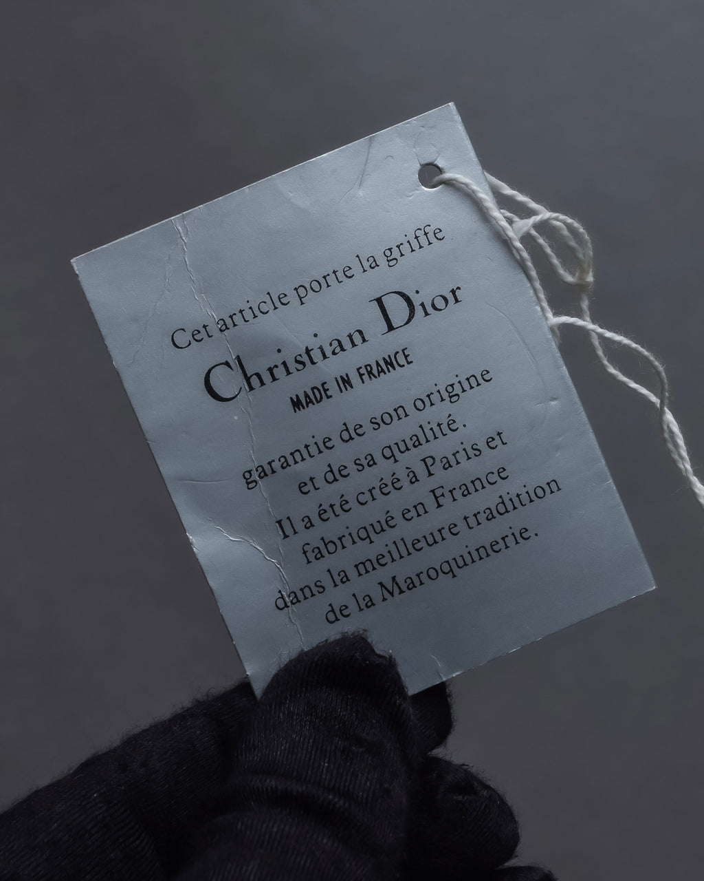 "Christian Dior" Layered flap oblique shoulder bag