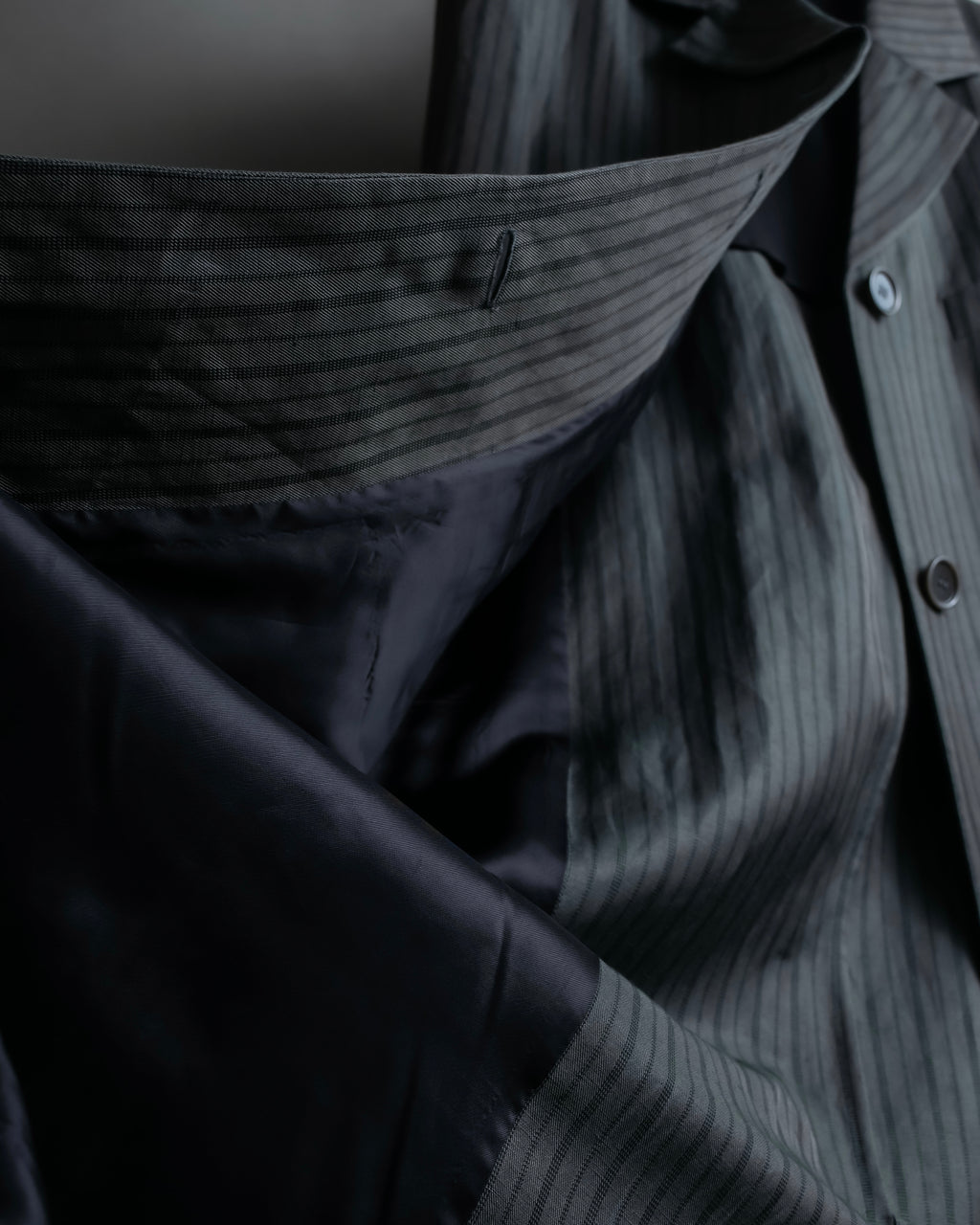 "Acne Studios" Antique design long striped coat