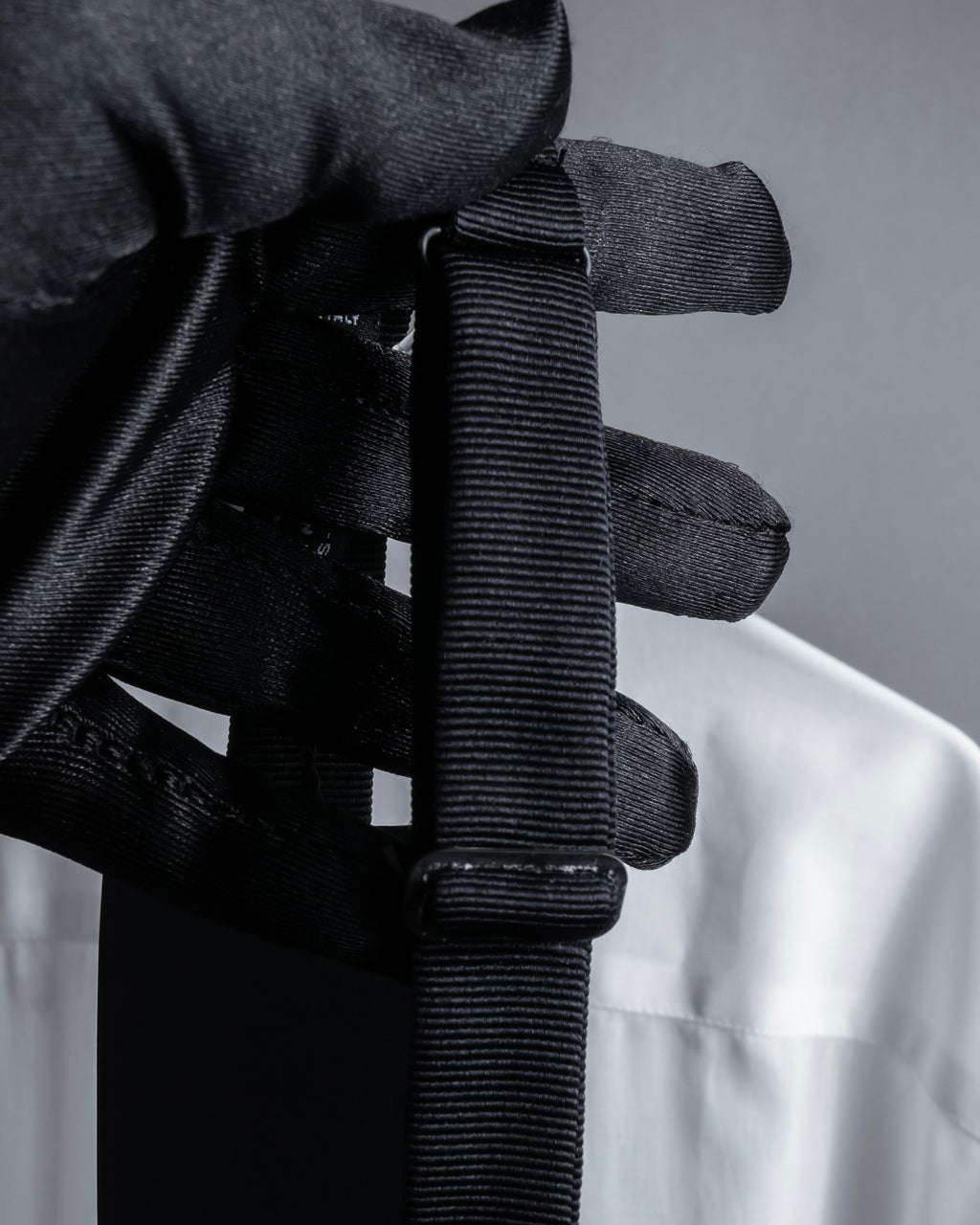 "GIORGIO ARMANI" Belt included bow tie dress shirt