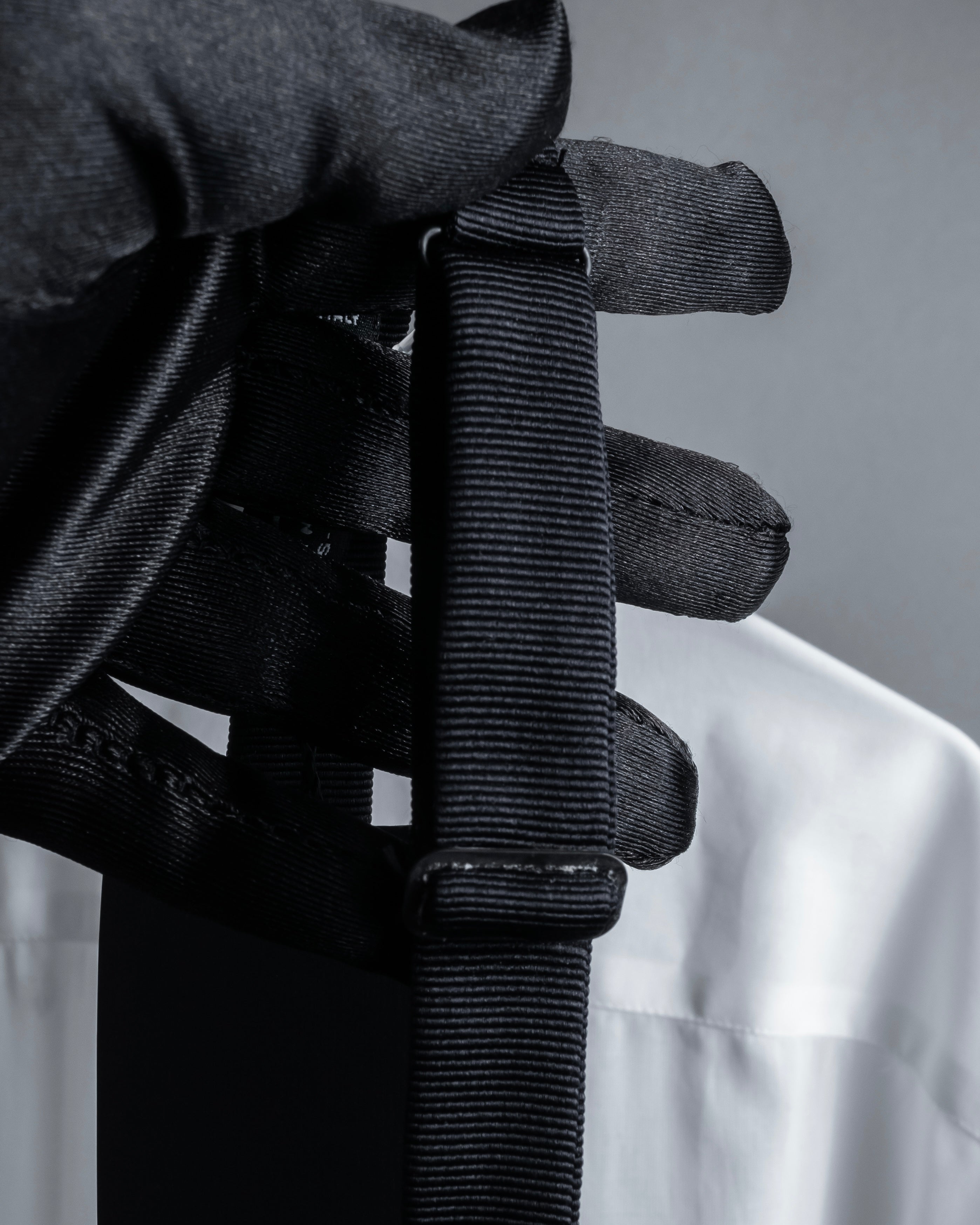 "GIORGIO ARMANI" Belt included bow tie dress shirt