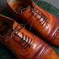 "Santoni" Gradient color leather derby shoes"