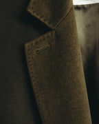 “Max Mara” 00’s Belted angora blend long coat