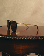 -SPECIAL- “GUCCI” 2010’s Oversized titanium and acetate sunglasses