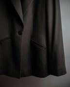"ARMANI COLLEZIONI" Sharp peak lapel 100% cashmere tailored jacket