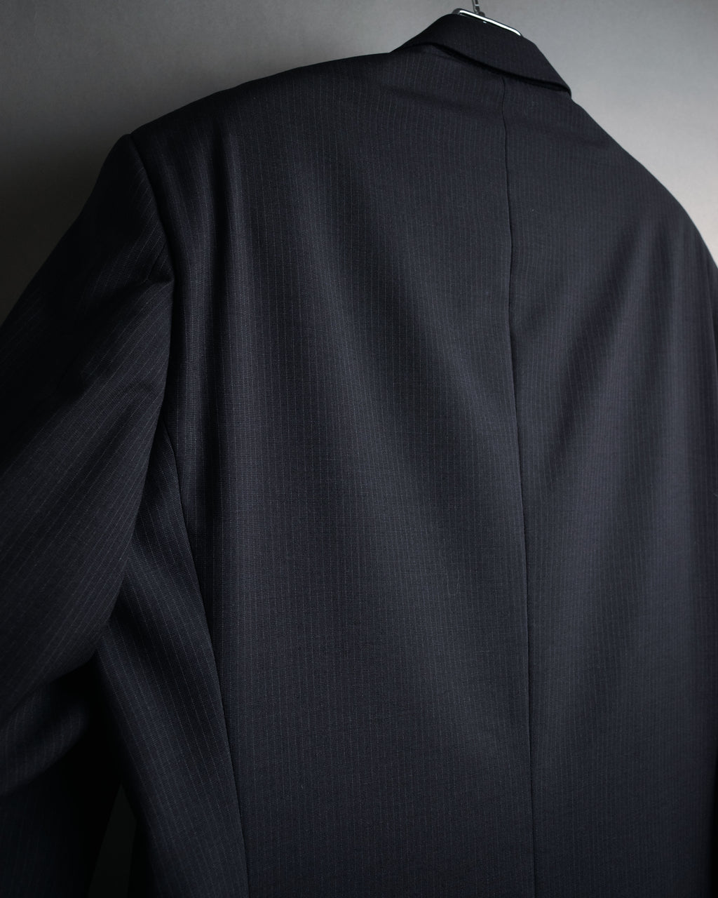 “ARMANI COLLEZIONI” 00’s Pinstriped three button suit set