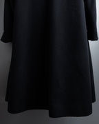 "Valentino Garavani"Shawl collar A-line silhouette long coat