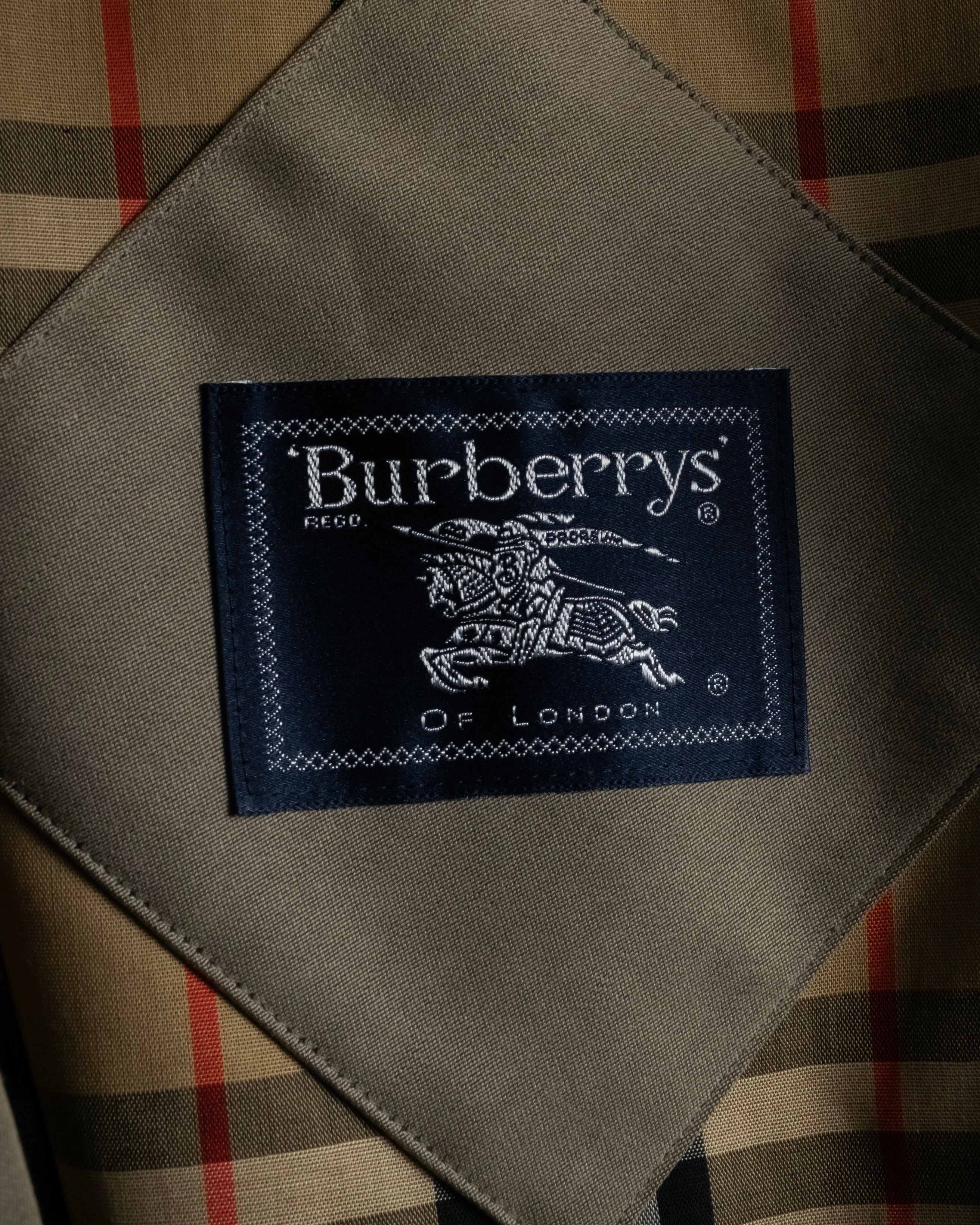 -SPECIAL- "Burberrys" 90's Collar switching two-tone trench coat