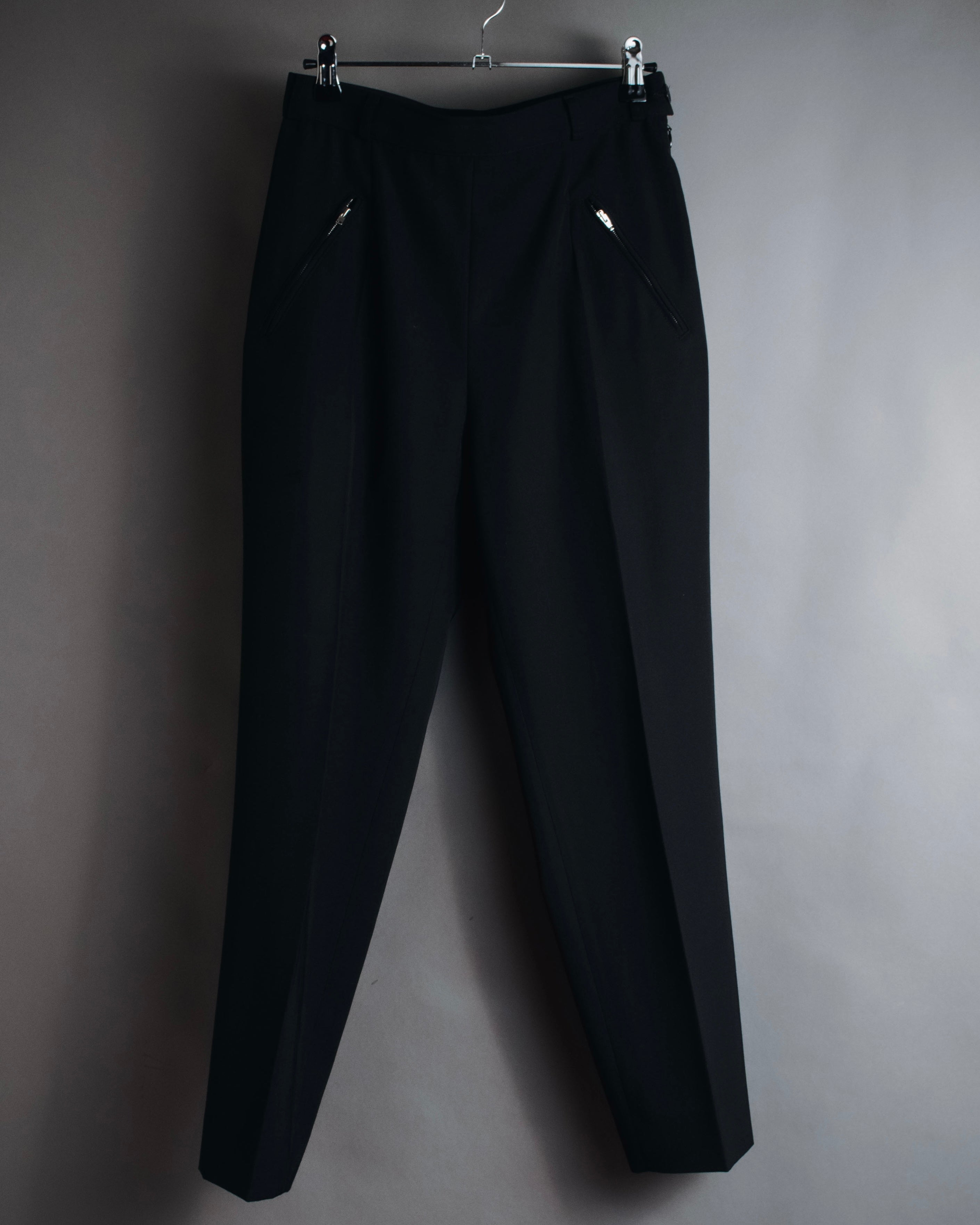 "Maison Margiela" 20AW metal-zip pocket tailored slacks