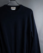 "HERMES" 80's-90's Minimalist design cotton knit
