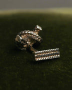 "Hermès" 70's-90's Vintage rope knot cufflinks