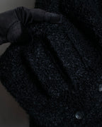 "GUCCI" Compact pattern bouclé wool jacket