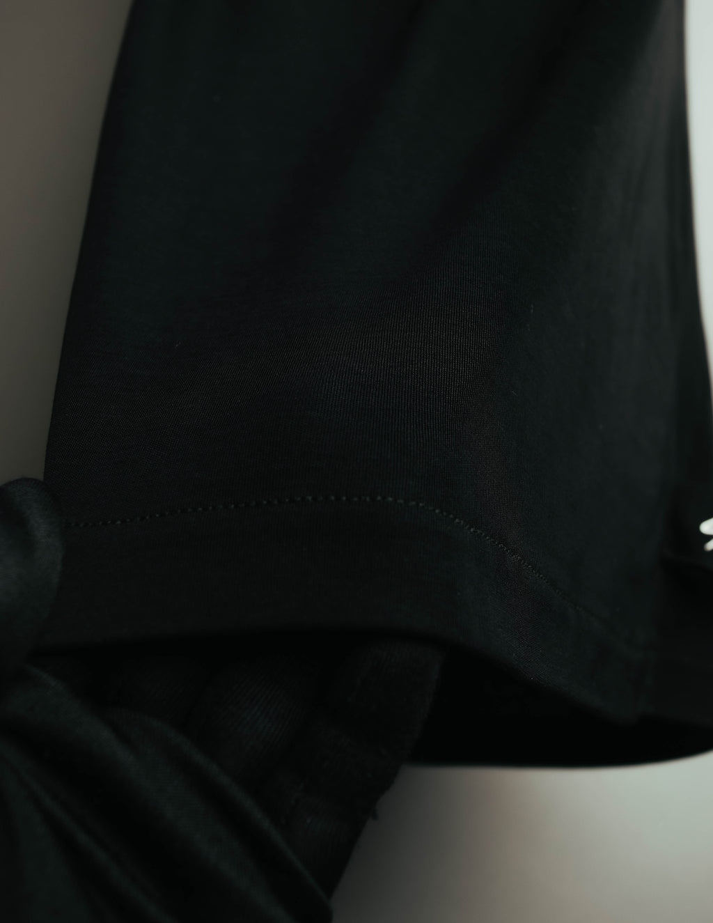 "Y's" Minimal black maxi skirt