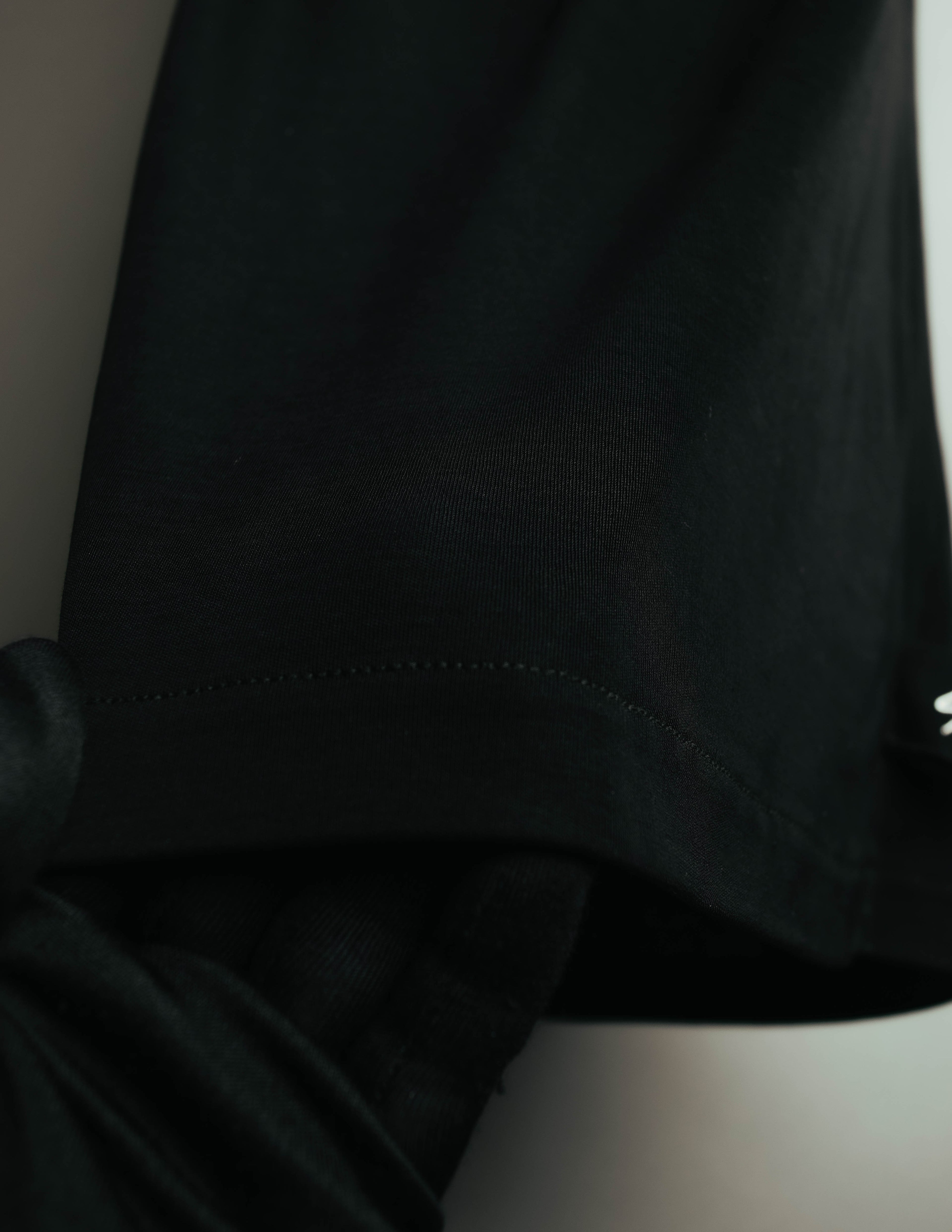 "Y's" Minimal black maxi skirt