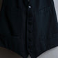 Vintage no collar 6 button tailored vest