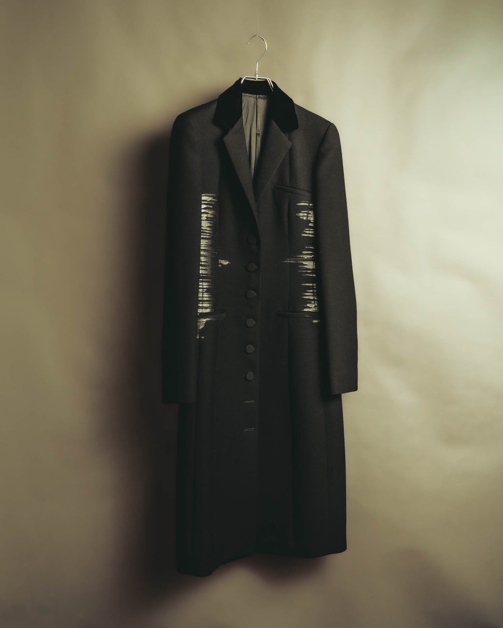 "Bottega Veneta" 90's-00's Sculptural tailored long coat