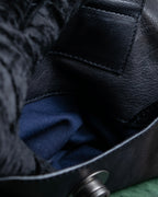 "CELINE" Metal parts design horizontal leather one-shoulder bag