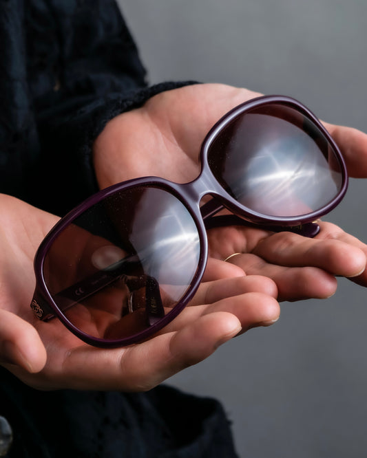 "LOEWE" Butterfly frame wine red sunglasses