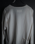 "Maison Martin Margiela" 2014 asymmetrical cotton knit cardigan