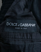 "DOLCE &amp; GABBANA" Checkered velvet tailored jacket