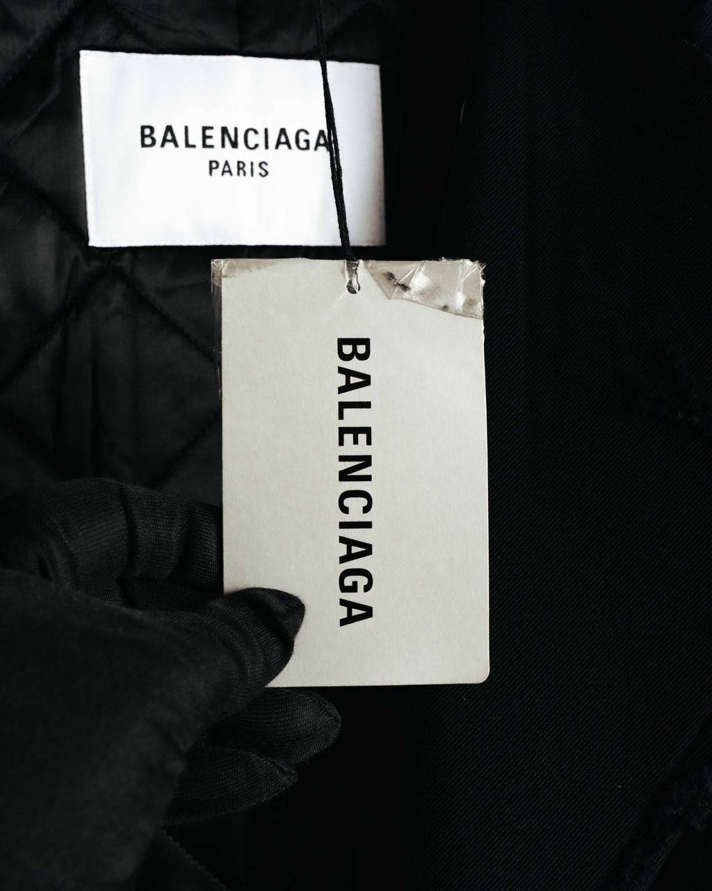 "BALENCIAGA" 2022 Distressed hooded long coat