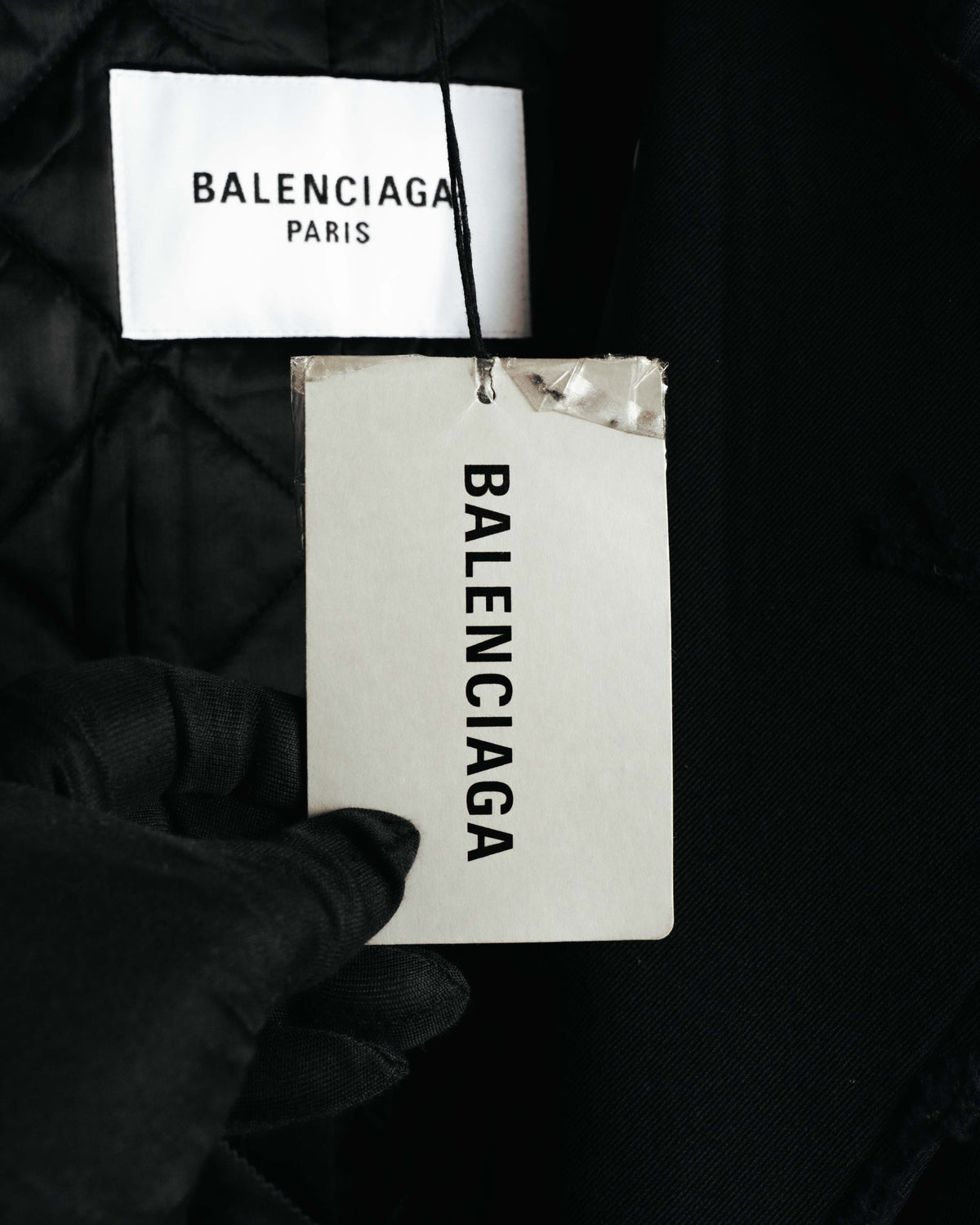 "BALENCIAGA" 2022 Distressed hooded long coat