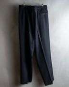 "GIORGIO ARMANI" Beautiful drape navy wool set up