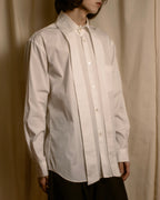"COMME des GARCONS SHIRT" 01AW French cotton bowtie shirt
