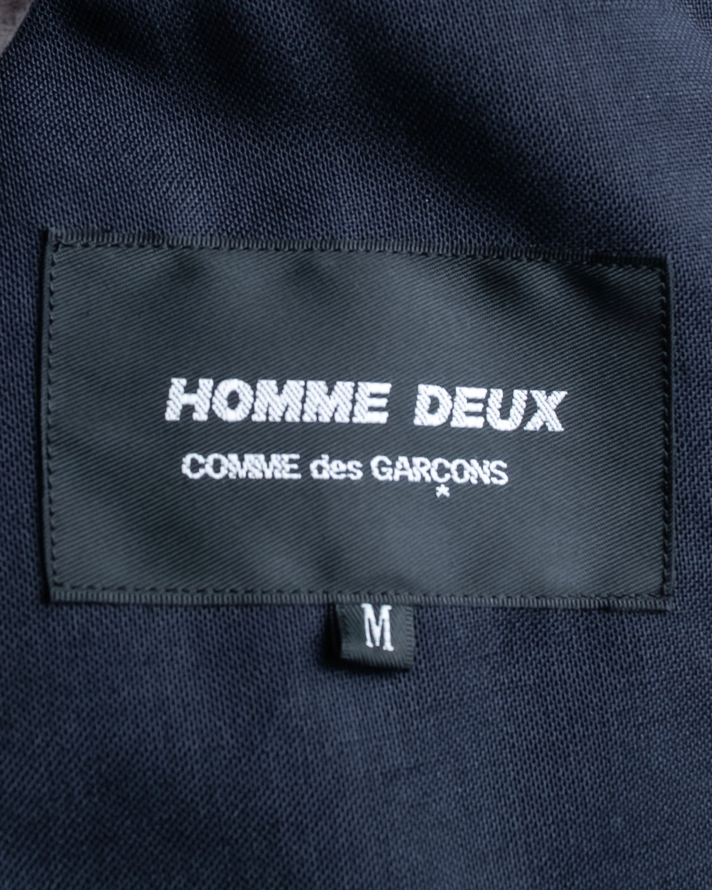 "COMME des GARCONS HOMME DEUX" Different material tailored jacket