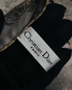 "Christian Dior" 80's-90's Elegant floral silk scarf
