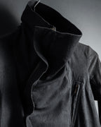 -SPECIAL- "Rick Owens" 13AW Ribbed leather zip-up jacket