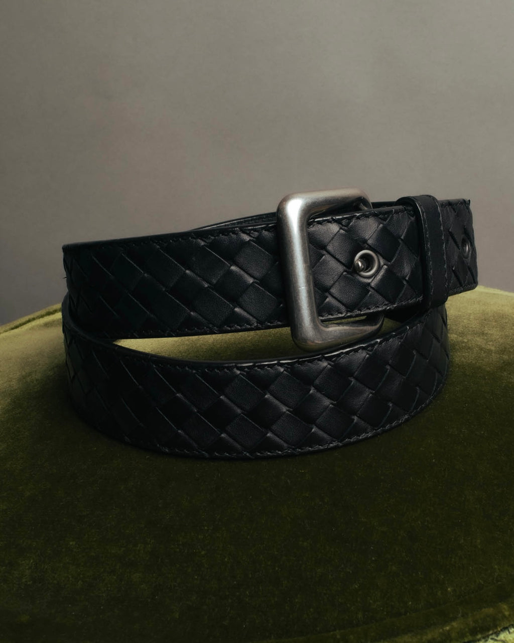 "BOTTEGA VENETA" 00's-10's Intrecciato leather belt