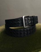"BOTTEGA VENETA" 00's-10's Intrecciato leather belt