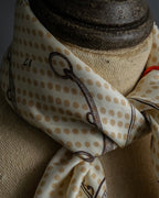 "HERMES" Carré 45 Gavroche MORS DE SELLE scarf