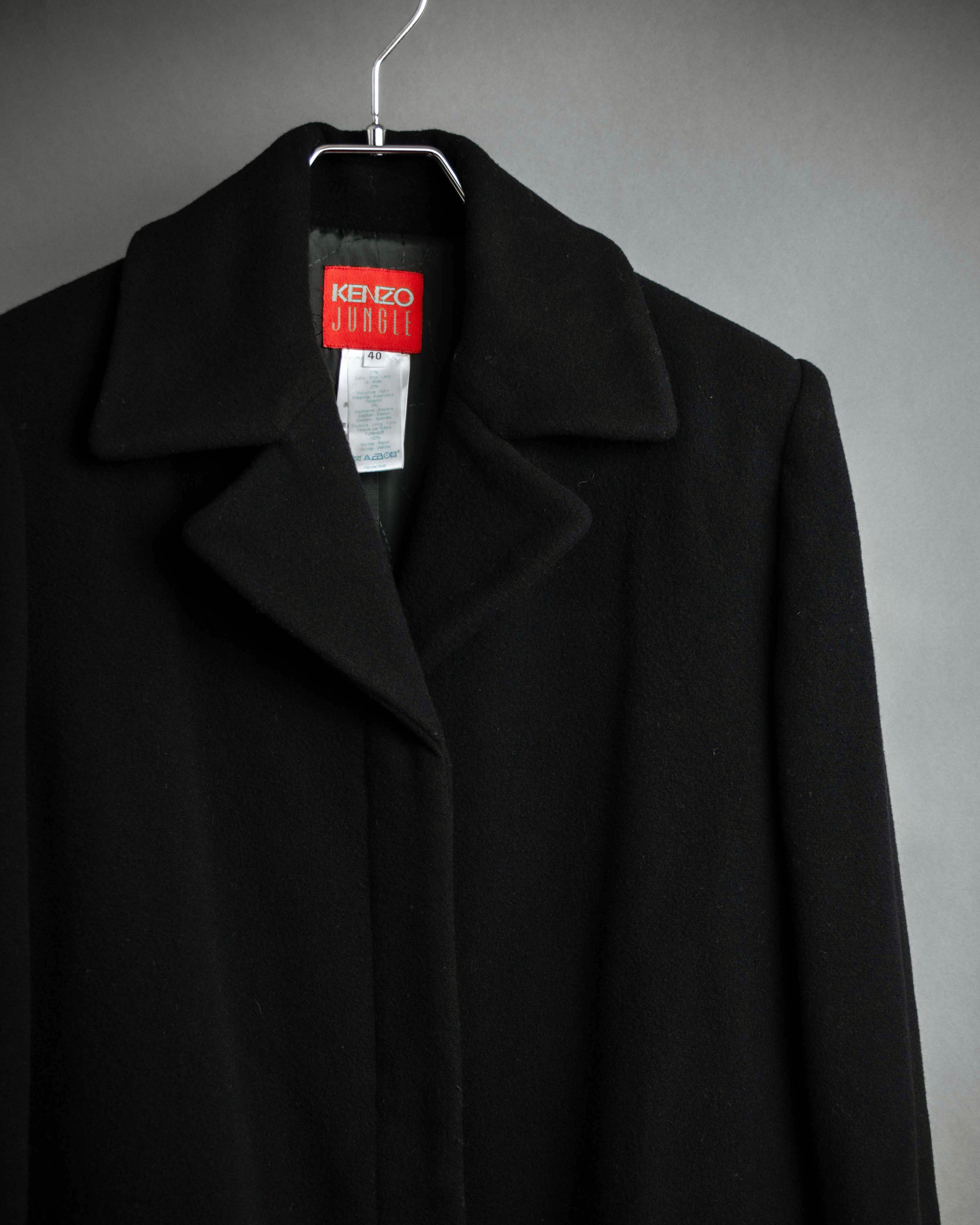 "KENZO" JUNGLE red tag period shaped chester coat