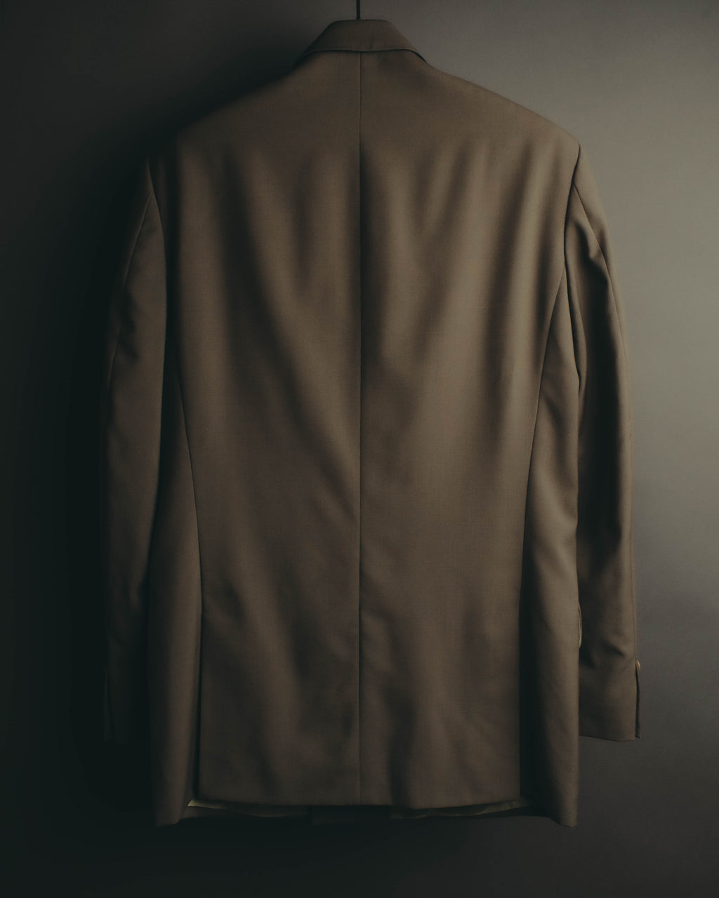 "Yves Saint Laurent pour homme" 80's-90's Structured double-breasted wool blazer