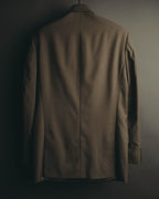 "Yves Saint Laurent pour homme" 80's-90's Structured double-breasted wool blazer