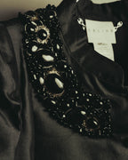 "CELINE" 00's Embellished silk coat