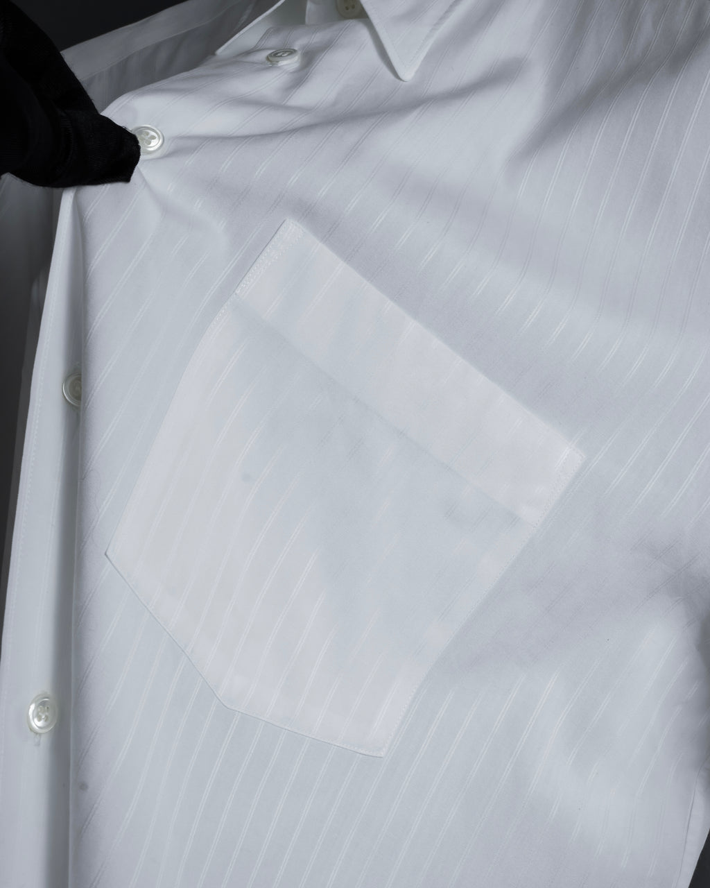 "COMME des GARCONS
HOMME" 90's Keiichi Tanaka design striped shirt