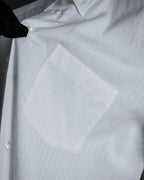 "COMME des GARCONS
HOMME" 90's Keiichi Tanaka design striped shirt