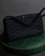 "BALENCIAGA" BB monogram jacquard shoulder bag